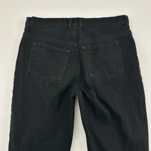 Gloria Vanderbilt Amanda Straight Leg Women's size 6 Black Denim Jeans - Picture 4 of 4